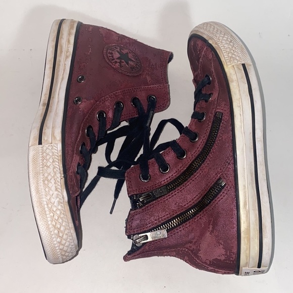 Converse from free people crushed suede high tops - Picture 10 of 10